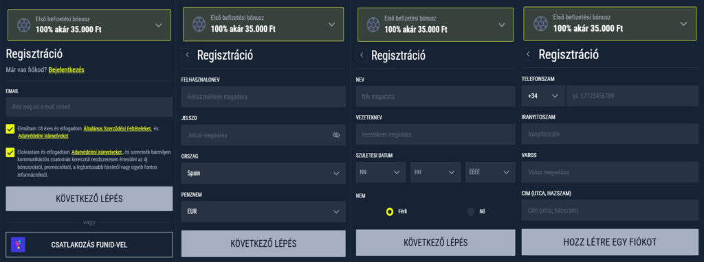 Kifizetések