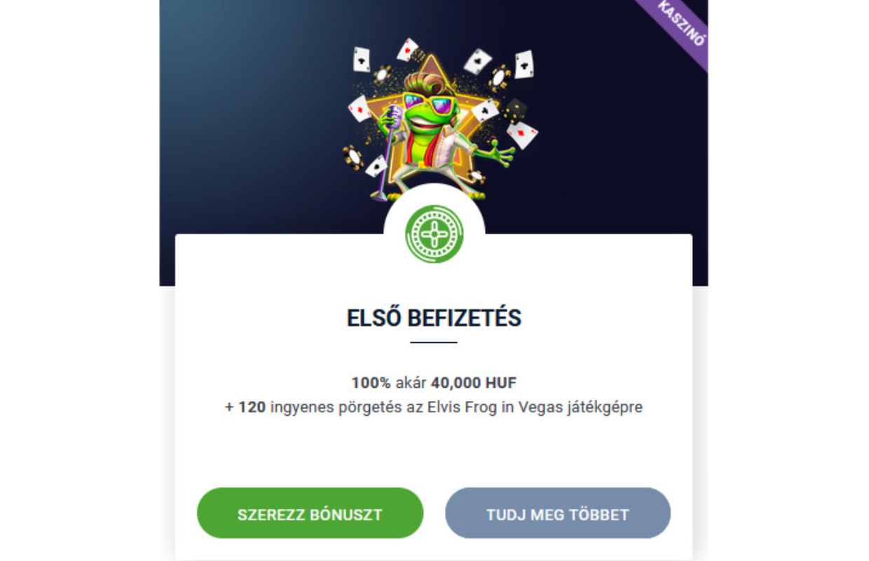 Szerezz bónuszt az első feltöltésedre a 20Bet-nél!