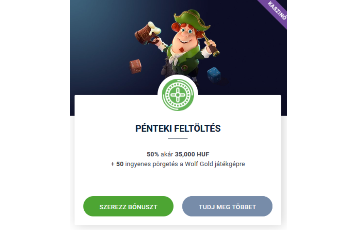 Szerezz újratöltési bónuszt a 20Bet-nél!