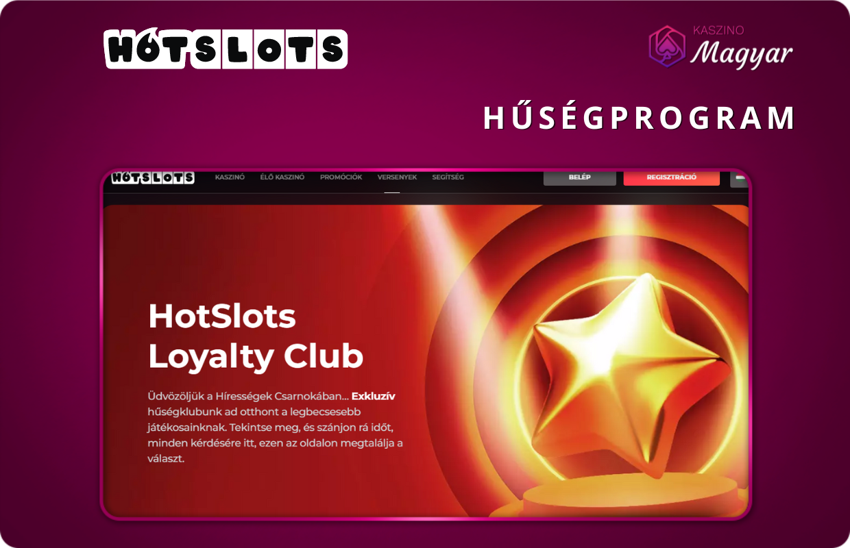 HotSlots hűségrendszer