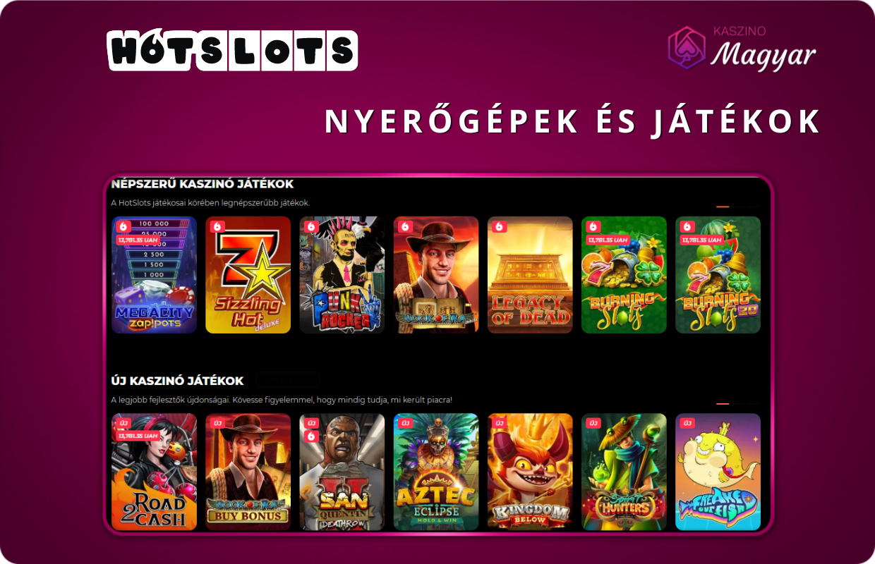 A legjobb online nyerőgép a HotSlots-on