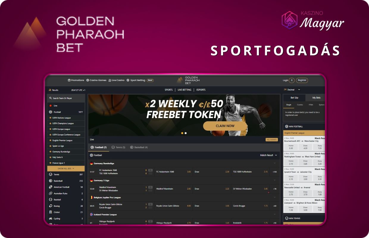 arany fáraó Sportfogadás
