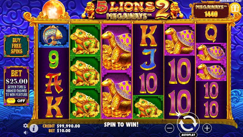 5 Oroszlán Megaways 2