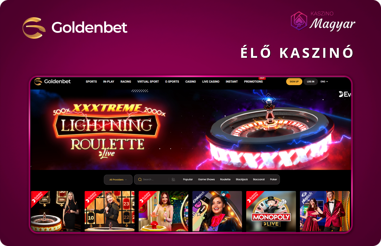 Goldenbet Éló Kaszinó