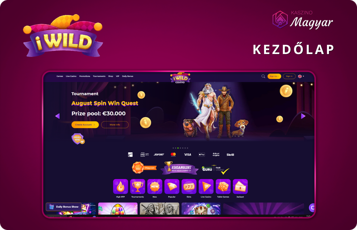 iWild Főoldal