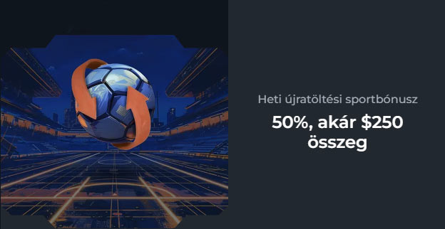 Heti újratöltési sportbónusz a Winsane-nál