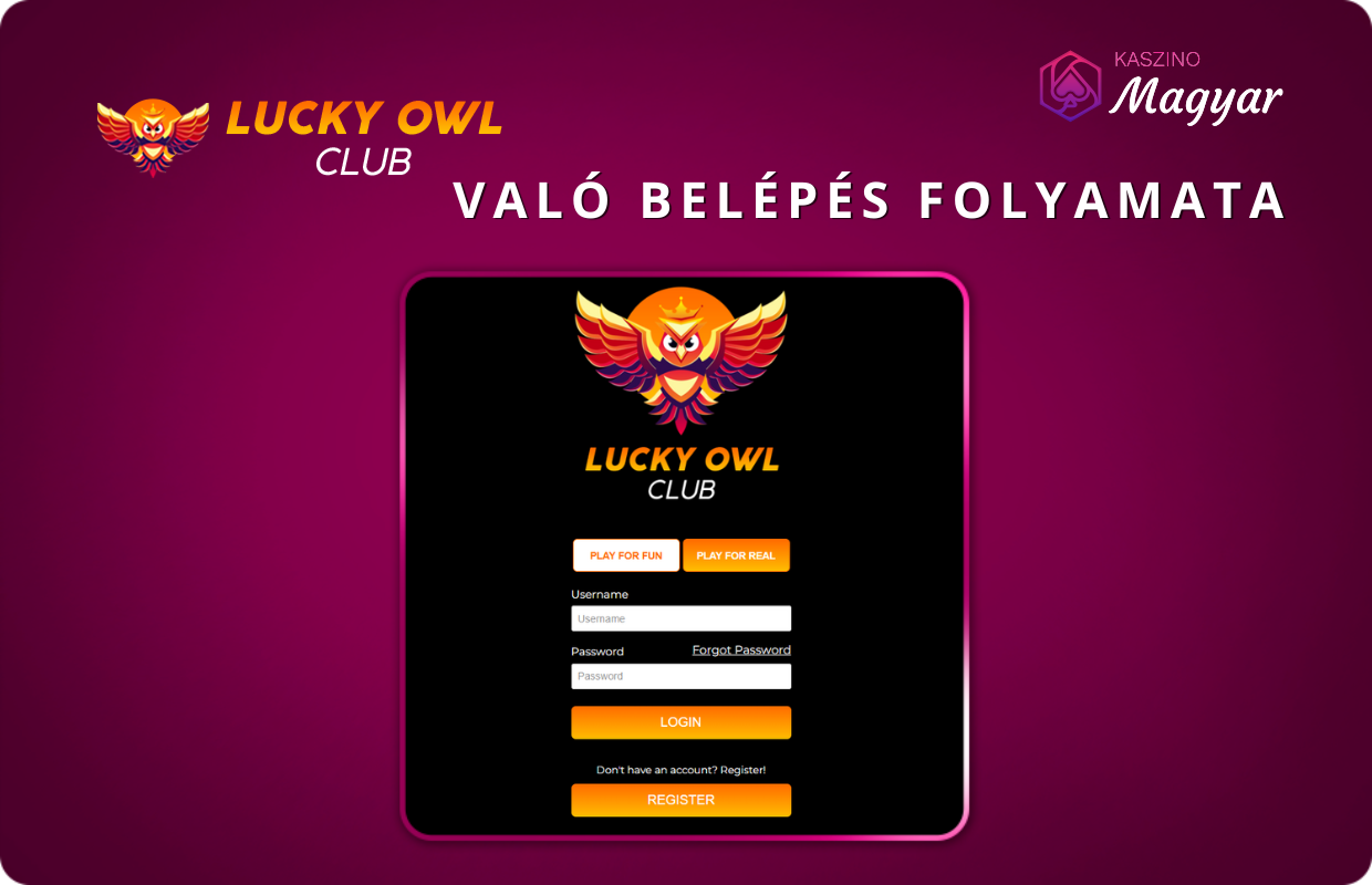 A Lucky Owl Clubba való belépés menete
