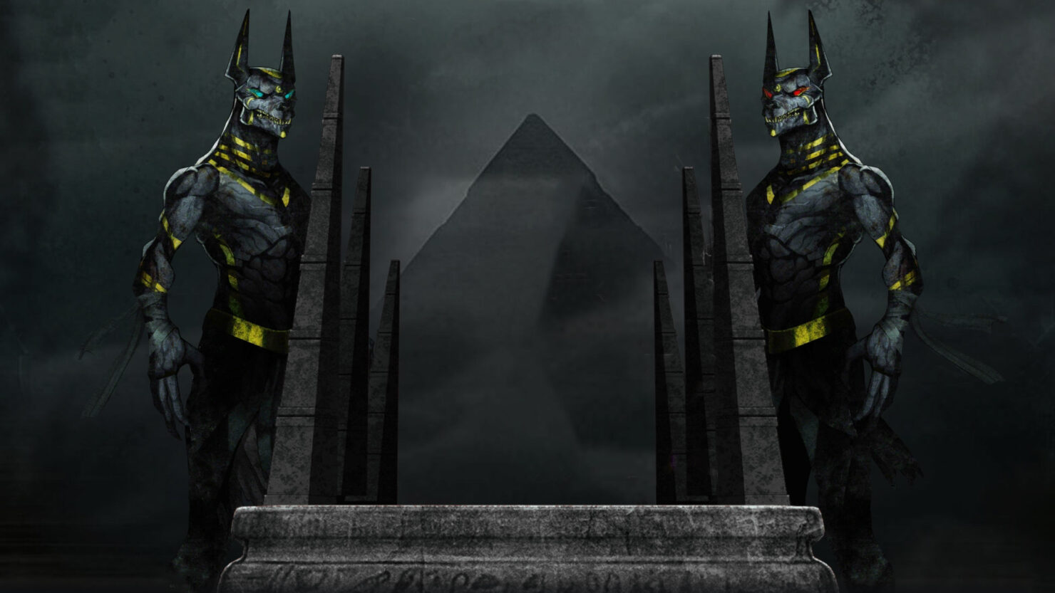 Anubis keze